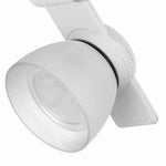 Benzara BM220698 12W Integrated Led Metal Track Fixture with Oval Design Head,White
