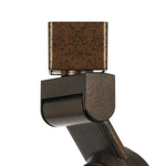 Benzara BM220797 12W Integrated Led Metal Track Fixture with Cone Head, Bronze and Black