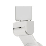 Benzara BM220810 12W Integrated Led Track Fixture with Polycarbonate Head, White and Orange