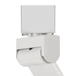 Benzara BM220811 12W Integrated Led Track Fixture with Polycarbonate Head, White and Blue
