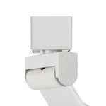 Benzara BM220816 12W Integrated Led Metal Track Fixture with Cone Head, White and Bronze