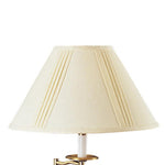 Benzara 150W Metal Table Lamp with Swing Arm and Fabric Conical Shade,Set of 4,Gold