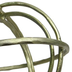 Benzara 11 Inches Metal Frame Armillary Orb Table Decor, Gold