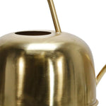 Benzara 11 Inches Dome Shape Metal Frame Watering Can with Handle, Gold
