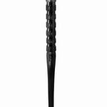 Benzara Metal Candle Holder with Corrugated Stalk Support and Trumpet Base, Silver