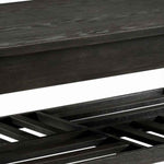 Benzara BM221552 Transitional Wooden Lift Top Coffee Table with Open Shelf, Brown