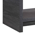 Benzara BM221553 Wooden Coffee Table with 2 Open Shelves and 2 Spacious Drawers, Gray