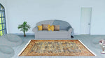 Benzara BM221690 Handwoven Cotton Dhurrie Rug with Fringes and Tribal Prints, Multicolor