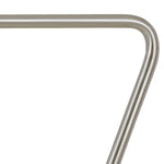 Benzara Marble Base 60W Metal Desk Lamp with 1 Electrical and 1 USB Outlet, Silver