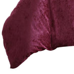 Benzara 4 Piece Velvet Twin Size Comforter Set with Accent Pillows, Pink