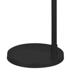 Benzara Metal Frame Floor Lamp with Caged Shade, Dark Bronze