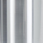 Benzara Bellied Polyresin Body Table lamp with Metal Drum Shade, Gray and Silver