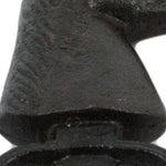 Benzara BM229274 Metal Frame Horse Head Bottle Opener, Black and Cream