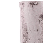 Benzara Faux Birch Cement Framed Vase, White