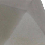 Benzara Octahedron Shape Geometric Marble Object, White