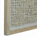 Benzara 60 x 47 Shadow Box Wall decor with Intertwined Pattern, Brown