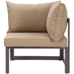 Modway Fortuna 6 Piece Outdoor Patio Sectional Sofa Set