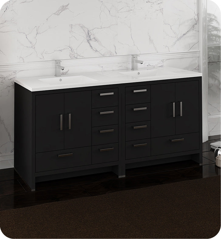 Fresca Imperia Free Standing Double Sink Modern Bathroom w/ In