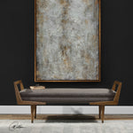 Uttermost 23388 Waylon Mid-Century Modern Bench