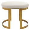 Uttermost 23698 Infinity Gold Accent Stool