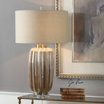 Transitional gold table lamp by Uttermost Gistova collection