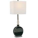 Uttermost 29787-1 Recina Dark Teal Buffet Lamp
