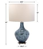 Uttermost 28482-1 Cove Cobalt Blue Table Lamp