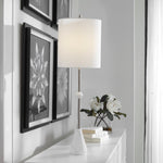 Uttermost 29799-1 Chantilly Modern White Buffet Lamp
