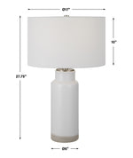 Albany White Farmhouse Table Lamp