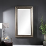09546 Palia Silver Leaf Wall Mirror