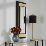 09755 Roston Black & Gold Mirror