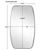 Uttermost 09757 Canillo Silver Mirror