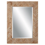 Uttermost 09767 Demetria Wooden Mirror, Small