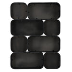Canute Modern Black Mirror,Wall decor