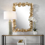 Uttermost 09815 Ripley Gold Lotus Mirror