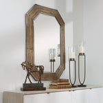 Siringo Rustic Octagonal Mirror