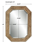 09821 Siringo Rustic Octagonal Mirror