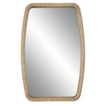 Uttermost Tiki rattan wall mirror 23.75x36.25,