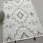 71158-6 Raton Tribal Ivory 6 X 9 Rug