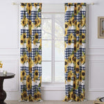 Greenland Home Sunflower GL-2011CWP Window Panel Pair