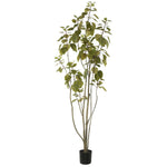 Vickerman TB170160 5' Artificial Potted Cotinus Coggygria Tree