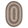 Homespice Decor 306623  8' x 10' Oval Wildwood Ultra Durable Braided Rug
