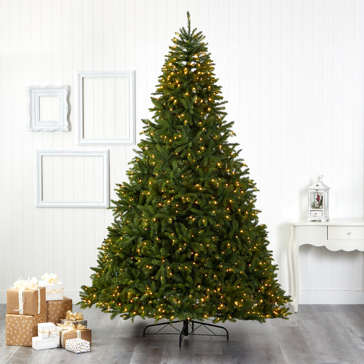 Nearly Natural 9` Sierra Spruce ``Natural Look`` Artificial Christmas –  Uber Bazaar