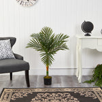 T1836 3' Single Stalk Golden Cane Artificial Palm Trees