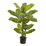 Nearly Natural 6823 4' Artificial Green Real Touch Dieffenbachia Plant