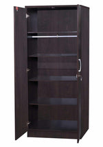 Better Home NW104-M-TOB Harmony Two Door Armoire Wardrobe With Mirror In Tobacco