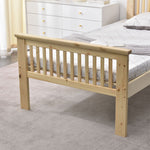 Better Home Products 616859966024 Jassmine Solid Wood Platform Pine Twin Bed In Natural
