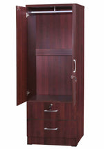 Better Home NW108-M-MAH Wardrobe With Mirror & Drawers In Mahogany