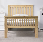 Better Home Products 616859966024 Jassmine Solid Wood Platform Pine Twin Bed In Natural