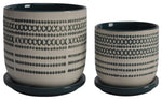 Sagebrook Home 14770-11 Ceramic, Set of 2, 5/6